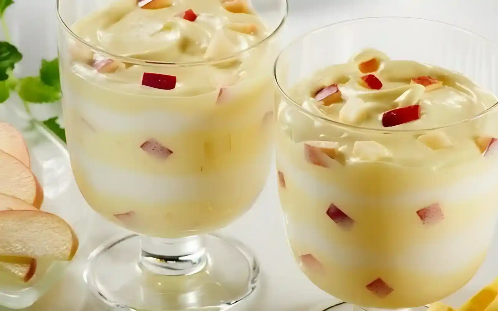 Apfel Zitronen Mousse