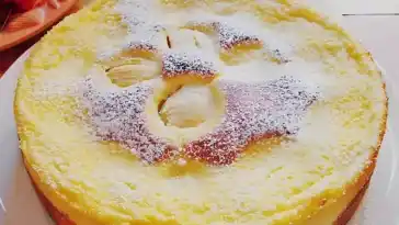 Apfelkuchen mit Eierlikörguss