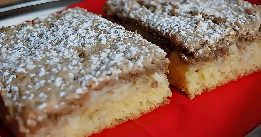Apfelkuchen mit Nusshaube