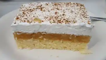 Apfelpudding Schnitten