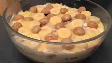 Bananen Vanille Schokocreme Dessert
