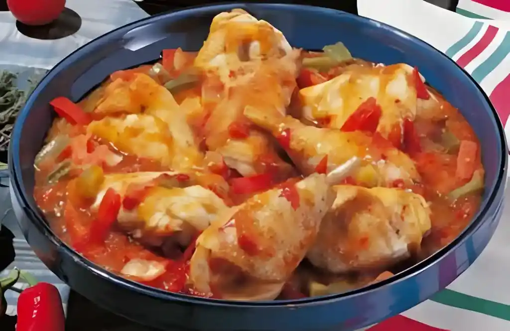 Basquaise-Huhn mit Cookeo