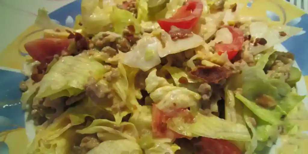 Big Mac Salat Low-Carb