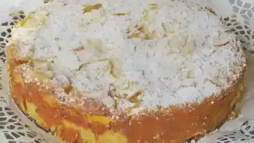 Birnenkuchen mit Vanilleguss