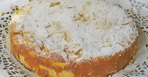 Birnenkuchen mit Vanilleguss