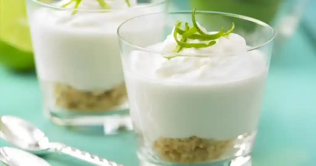 Caipirinha Dessert im Glas