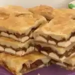 Cremeschnitten mit Äpfeln
