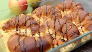 Croissant Apfel Auflauf
