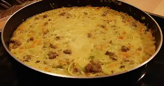 Curryrahmnudeln mit Hack