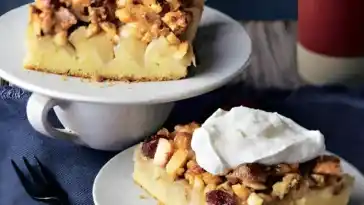 Der beste Apfelkuchen mit Baiser er zergeht auf der Zunge!