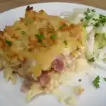 Der beste Nudel – Schinken – Auflauf in leckerer Sahnesauce