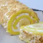 Die einfachste und beste Bananen-Biskuitrolle