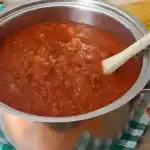 Echte Sauce Bolognese, schmeckt am nächsten Tag sogar besser