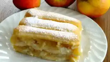 Eierlikör-Apfelmus-Schnitte
