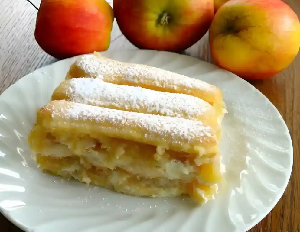 Eierlikör-Apfelmus-Schnitte