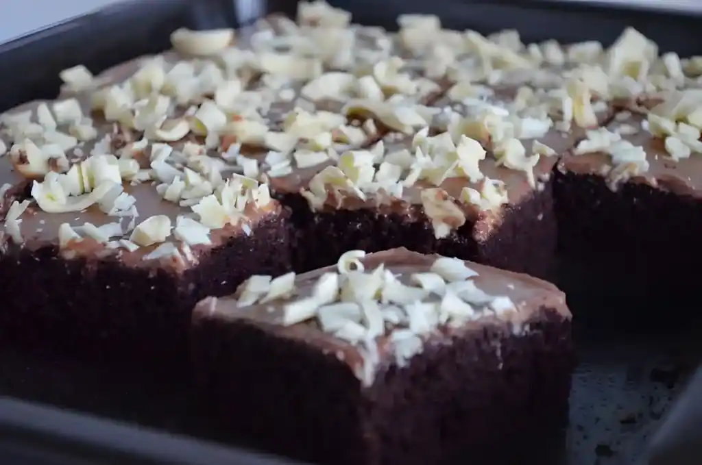Ein schneller Kuchen mit Pflaumenmus