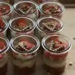 Erdbeer-Käse-Sahne-Kuchen im Glas