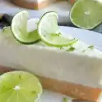 Erfrischender Limettencheesecake