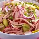 Fixer Leberkäs’ Salat