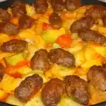 Frikadellen Kebab aus dem Ofen