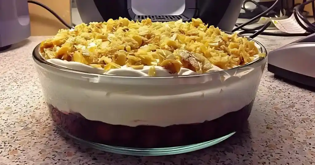 Frischkäse Kirsch Dessert