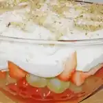 Frucht Schicht Salat