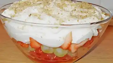 Frucht Schicht Salat