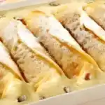 Gebackene Vanillecreme Crêpes