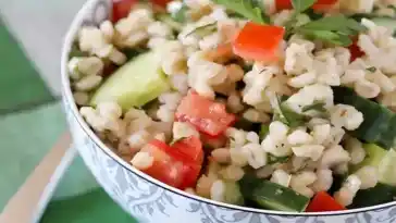 Gerstensalat mit Fenchel und Gurke