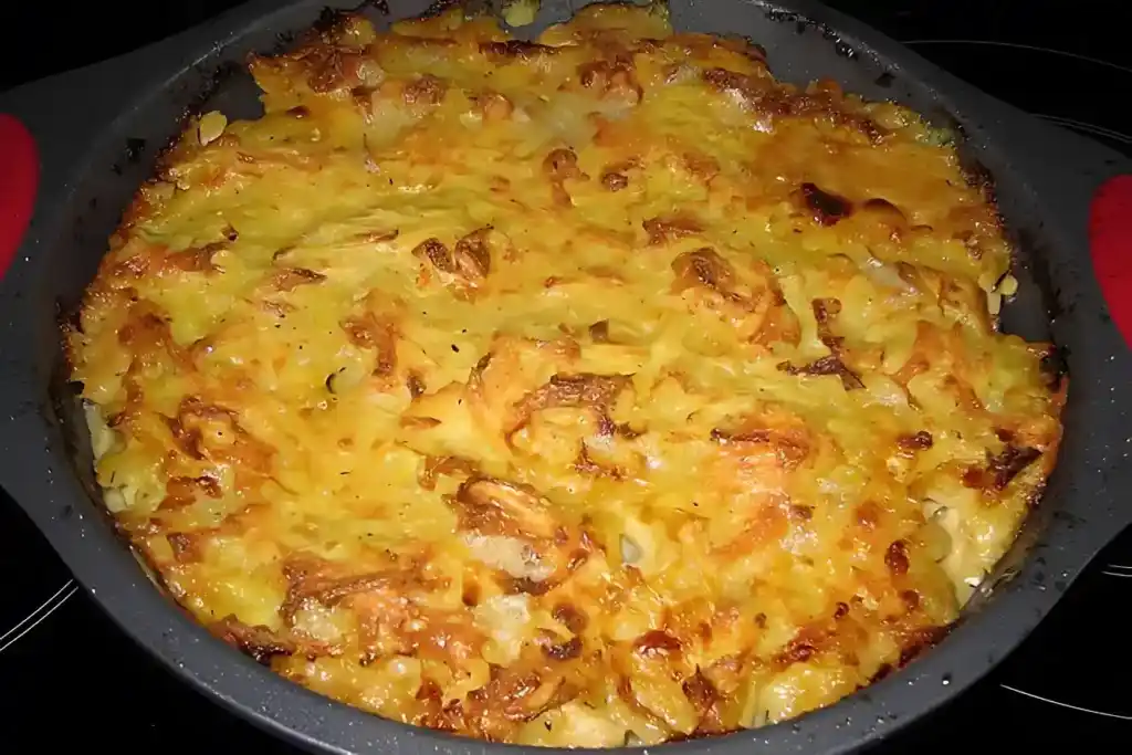 Geschnetzeltes mit Kartoffelhaube