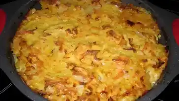 Geschnetzeltes mit Kartoffelhaube