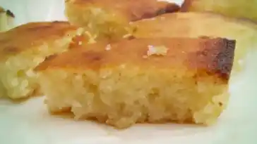 Grießschnitten mit Spargel