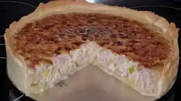 Hack Lauch Torte mit Gorgonzola