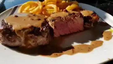 Hüftsteak in einer feinen Cognac – Sahne – Soße