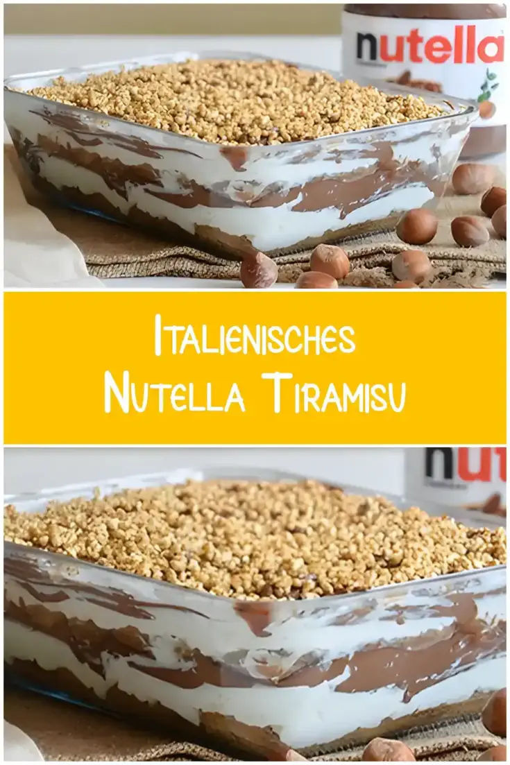 Italienisches Nutella Tiramisu