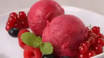 Johannisbeer-Sorbet