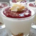 Käsekuchencreme im Glas