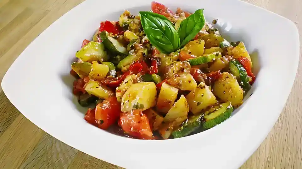 Kartoffel-Paprika-Zucchini-Topf