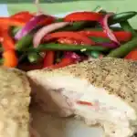 Kräuter-Zitronen-Hähnchen mit Prinzessbohnen und Tomaten