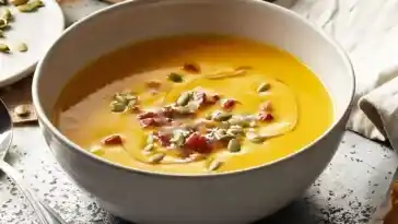 Kürbis-Velouté mit Chorizo ​​​​mit Thermomix