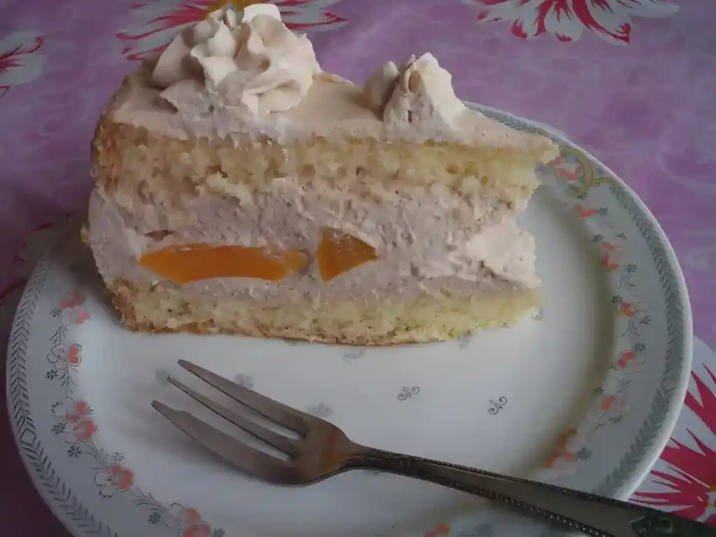 Milky Way Pfirsichtorte