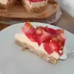 No Bake Erdbeer Pudding Kuchen 🍰