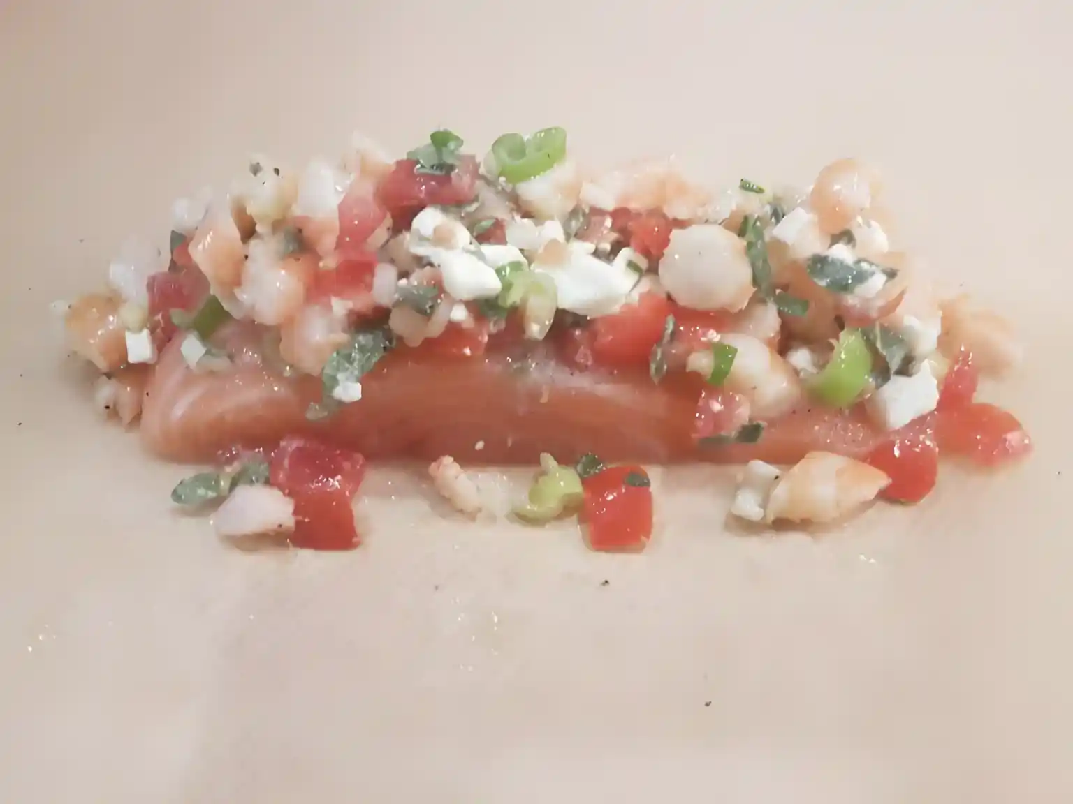 fisch auf gemüse im backofen