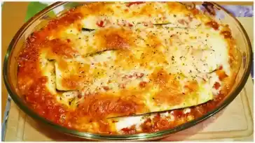 Schnelles Zucchini-Lasagne , das allen schmeckt