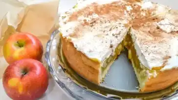 Apfeltorte mit Zimtobers