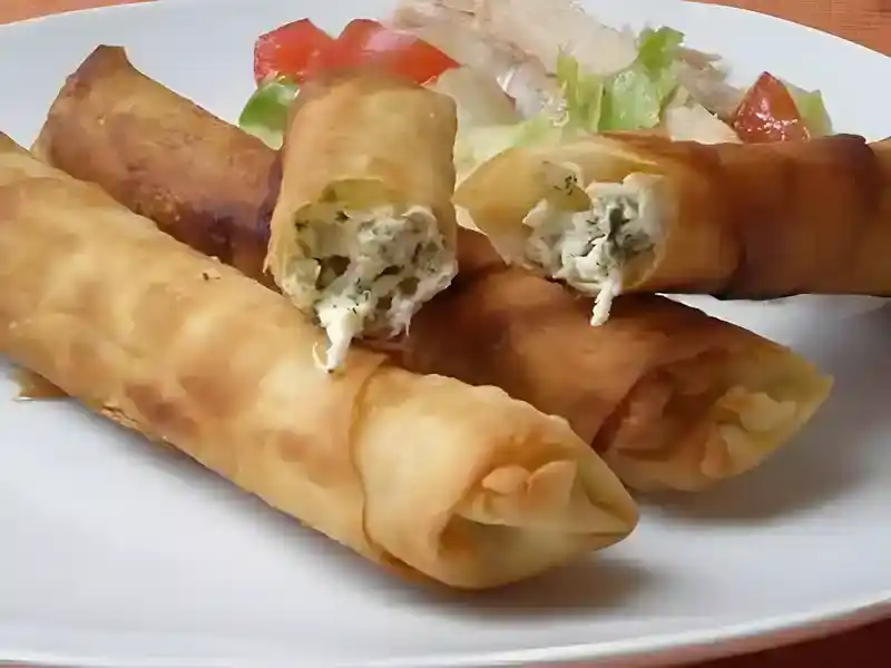Backstein mit Käse