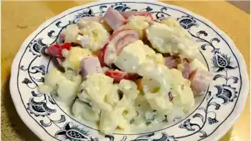 Blumenkohl-Schinken-Salat