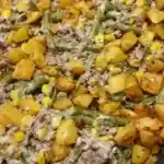 Bohnen-Hack-Schmand-Pfanne