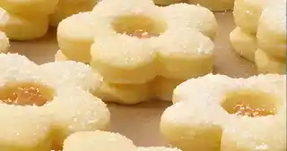 Butter Marmeladen Plätzchen