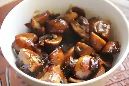 Champignons in Balsamico